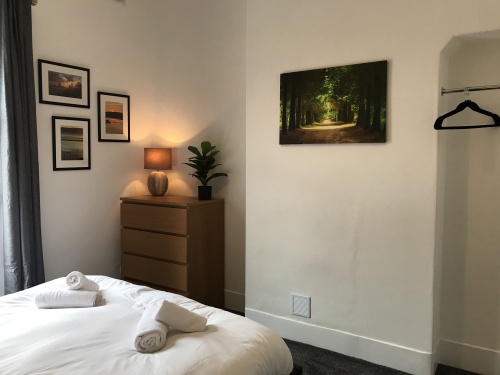 Bedroom Three - Comfy King size bed, Hanging rail and chest of draws