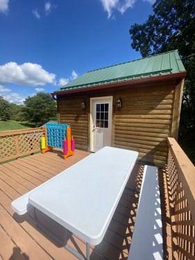 Bunk House Exterior- Attached to the Main Cabin 