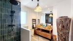 L'écrin Celeste - Chambre 2 - Vue intérieur douche italienne