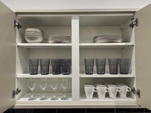 Well-stocked kitchen ideal for short or extended stays.