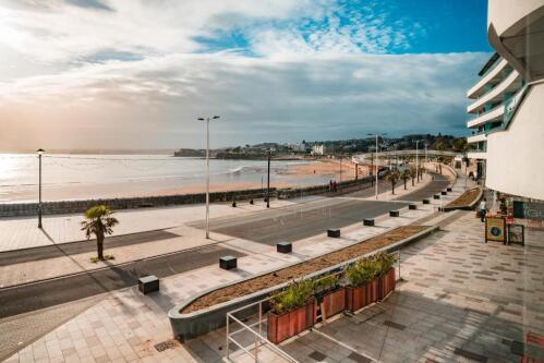 Sandybanks Torquay - Seaview and Promenade Apartments - view from windows 
