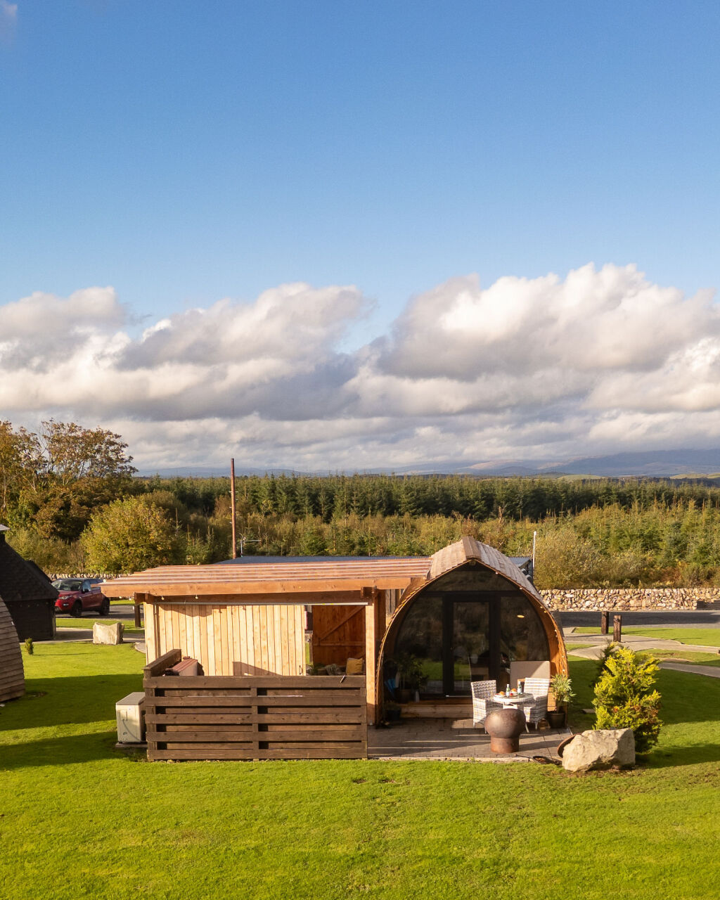[{'Text': 'Exterior of pod', 'CultureCode': 'en-GB'}] glamping cabins and grounds, photo 15 of 32
