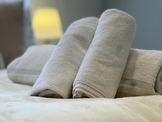 Tranquil bedroom space ensuring a relaxing and restful experience.