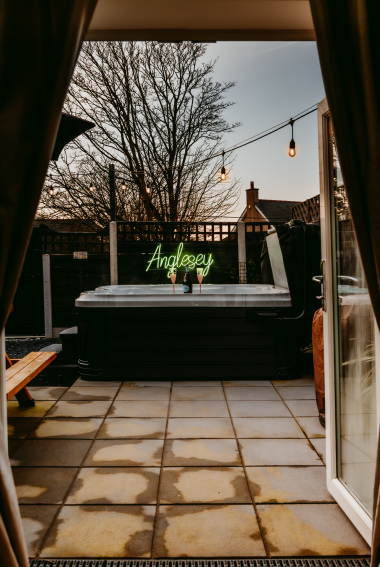 back garden view from back door 