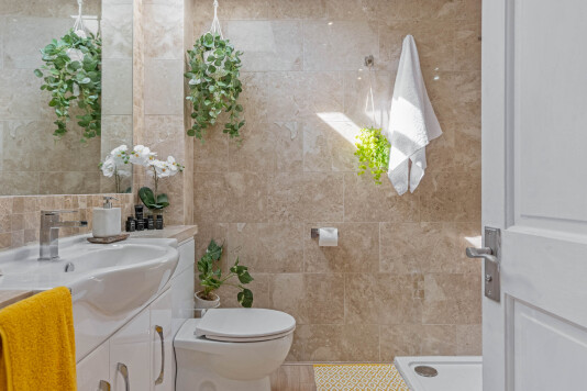Main Bathroom, Large walk in shower First Floor