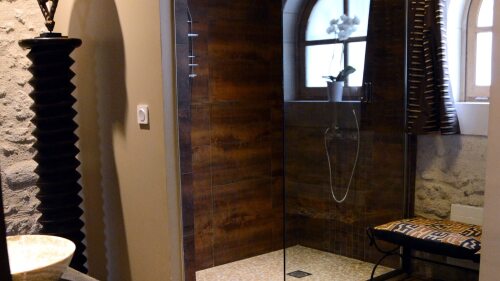 Douche italienne - suite africaine