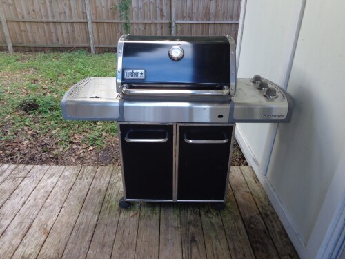 Immaculate Weber Genesis gas grill