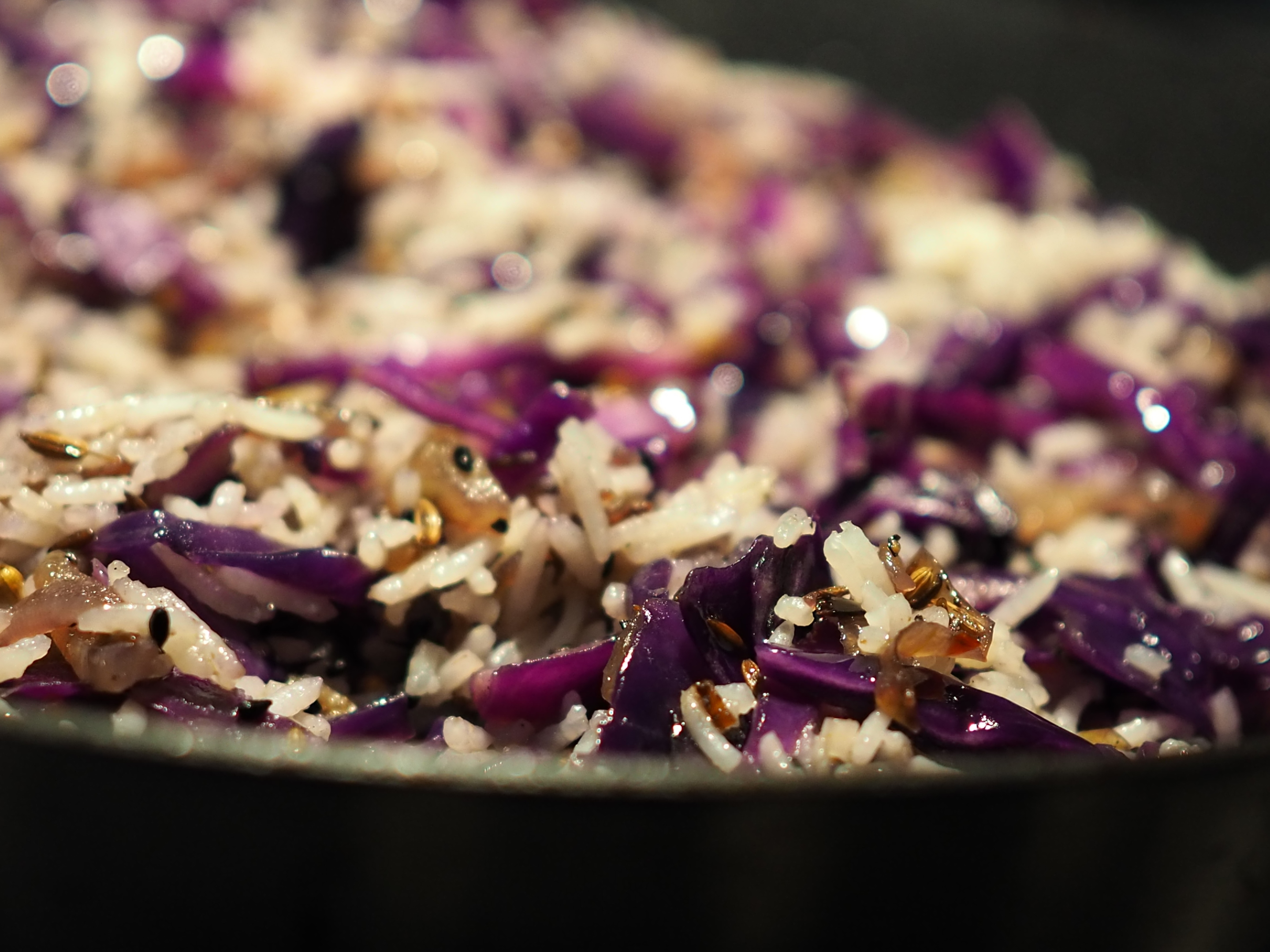 Red Cabbage Pilaf