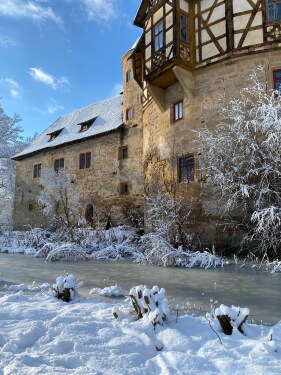 Winter am Schloss Irmelshausen