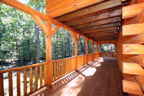 North Main Deck, looking toward forest