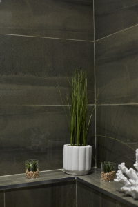 Relax and refresh in this clean and stylish bathroom space.