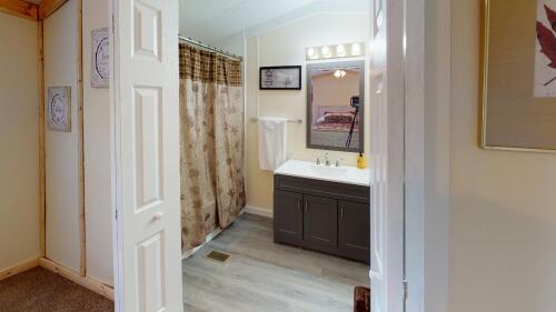 Private bathroom is perfect for you to get ready for your day of adventures