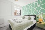 king sized zip and link bed 
can act as 2 single beds if unzipped and pulled apart
please request how you want it laid out