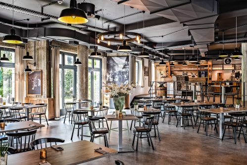 Zur Gießerei, rustikales und schickes Restaurant direkt in der Nachbarschaft