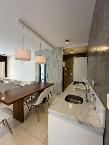 cucina completamente equipaggiata 