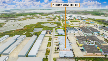 aerial looking West, intracoastal is on the horizon