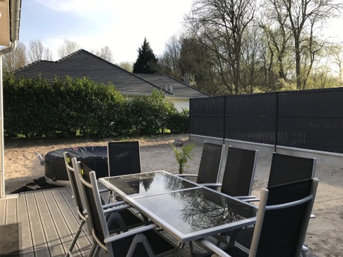 Salon de jardin sur Terrasse plein sud ouest