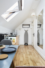 Modern kitchen with all essentials for short or extended stays