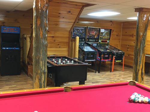 downstairs game room 