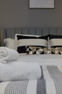 A comfortable double bedroom offering the perfect blend of comfort and simplicity.