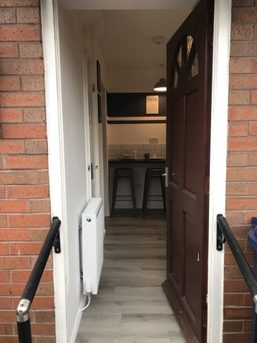 Back door to private and secure patio - Bamber Bridge Preston