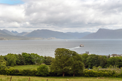 View from the cabins - Looking towards the mainland