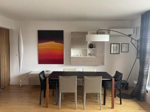 decor moderne de la salle à manger