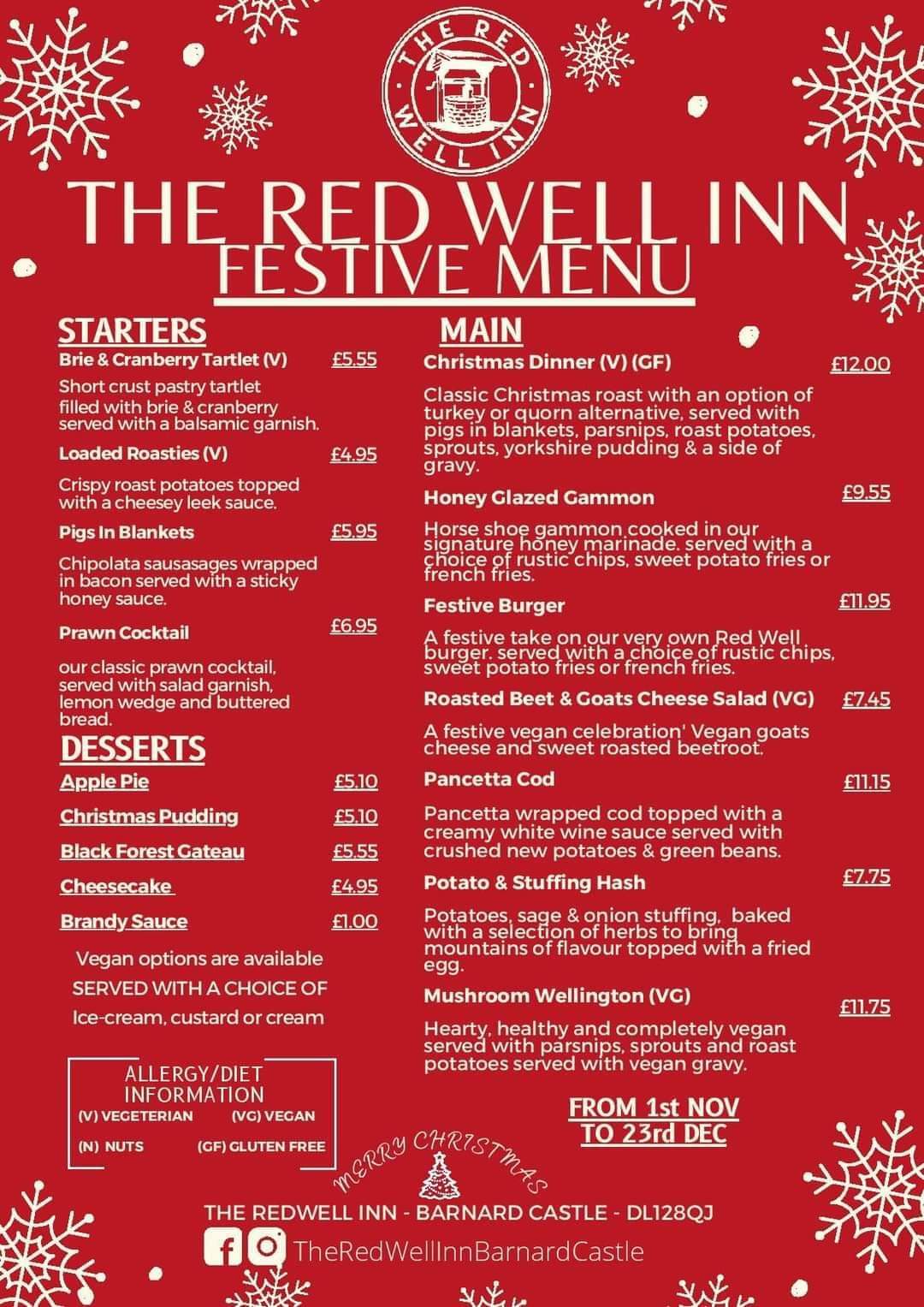 The Redwell Inn , Barnard Castle | Homepage