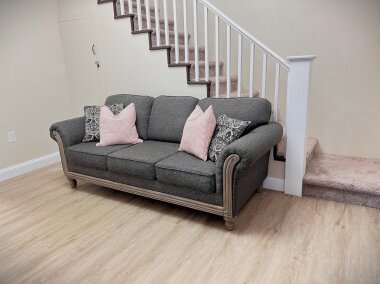 Comfortable quiet living room where you can submerge yourself in tranquility.