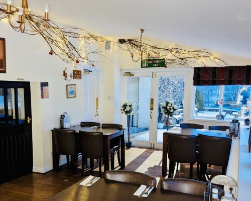 Dine in our conservatory 