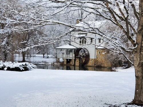 Old Grist Mill on Village run road 