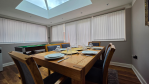 The whole family will love this space! A pool table for competitive fun, a Smart TV for movie nights, and a dining table for family feasts.