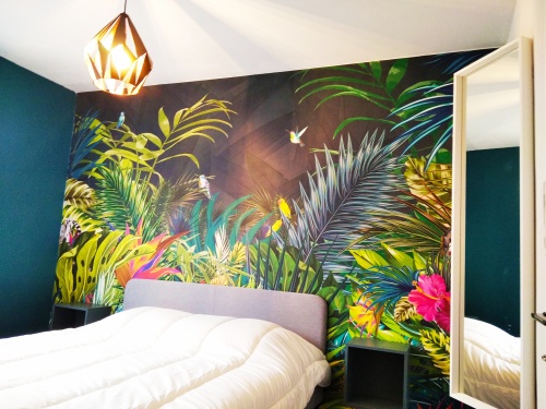 lit double chambre 1