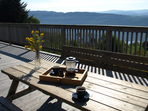 Drovers Lodge - Coffee on the Deck