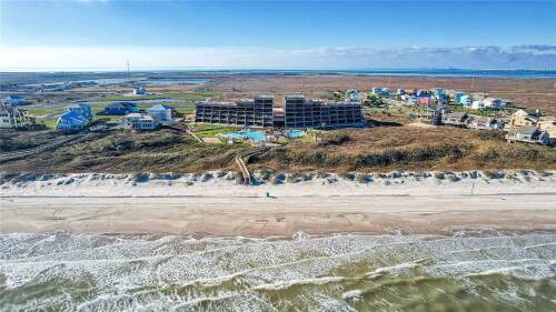 Mayan is beachfront with a short wooden walkway to the sand