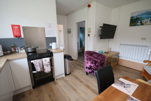 Looking from Open Plan kitchen/diner/lounge to Hallway