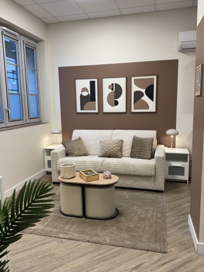 espace salon chaleureux