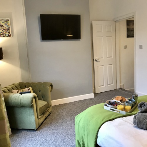 Bedroom 2 - With Reading chair and Smart TV