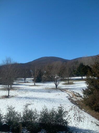 Mountain winter views