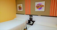 habitacion 2 camas hotel galatea Burela