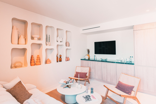 Salon vue sur le Vieux Port