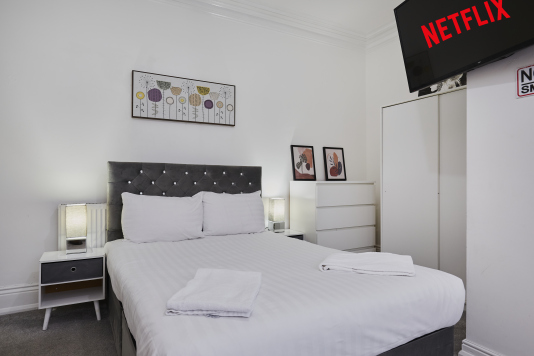 Relaxing sleep space designed for comfort