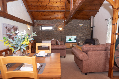 Original Stone Walls & Smart TV - Sink into the sofas with Netflix and the wood burner crackling in the background — the original mill stone wall makes this feel like nowhere else