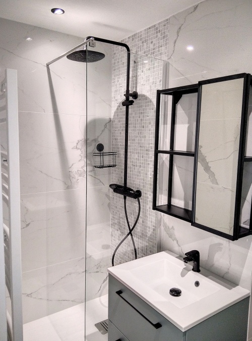 salle de bain rénovée