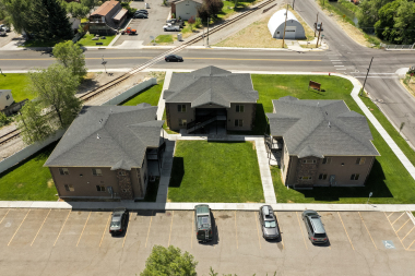 above view of the Suites
