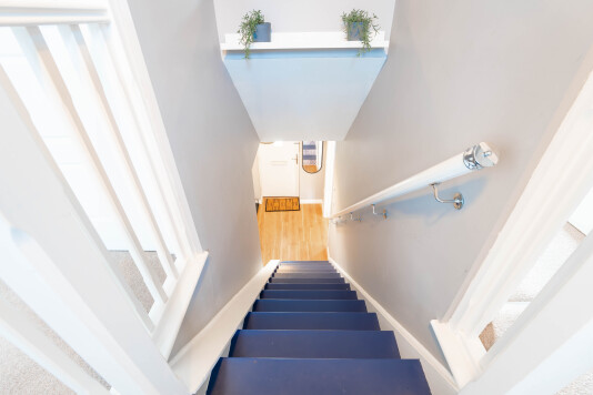 View from the stairs