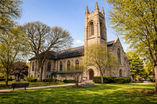 Historic Oak Park holds maybe four dozen churches having an average age of  a 130 years.