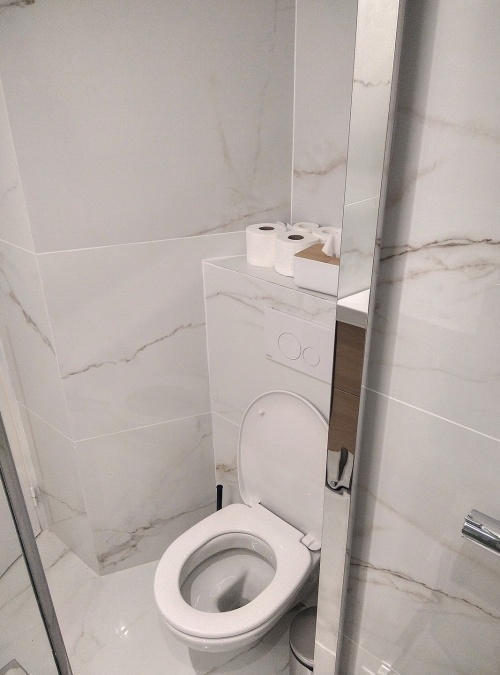 salle d'eau avec toilettes