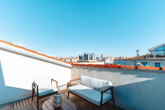 Terrasse vue sur le Vieux Port
