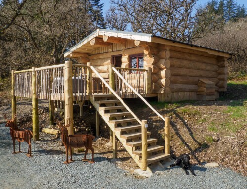 Log Cabin-Luxury-Private Bathroom-Mountain View-Pine Marten - Base Rate